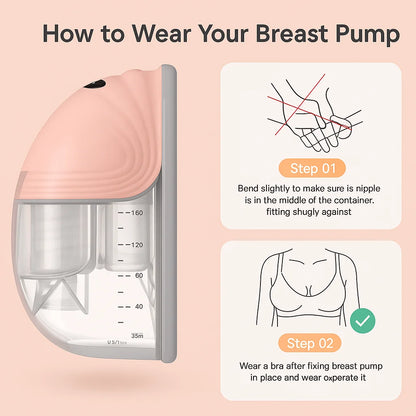 Dalvor Wearable Electric Breast Pump – Hands-Free, Quiet &amp; Comfortable