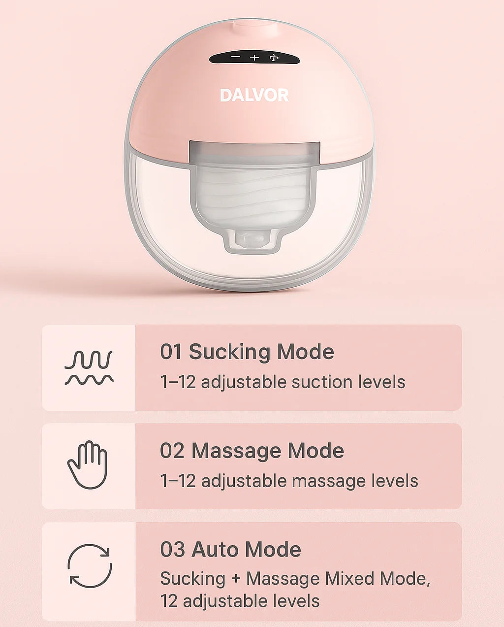 Dalvor Wearable Electric Breast Pump – Hands-Free, Quiet &amp; Comfortable