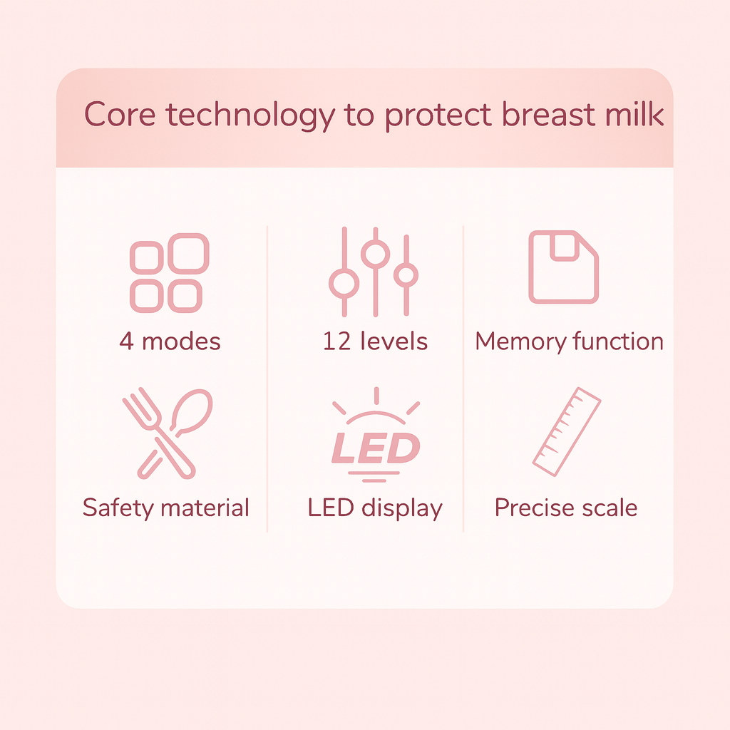 Dalvor Hands-Free Breast Pump Comfort & Full App Control