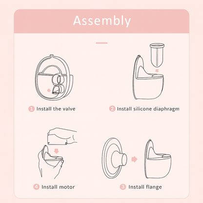 Dalvor Hands-Free Breast Pump Comfort & Full App Control