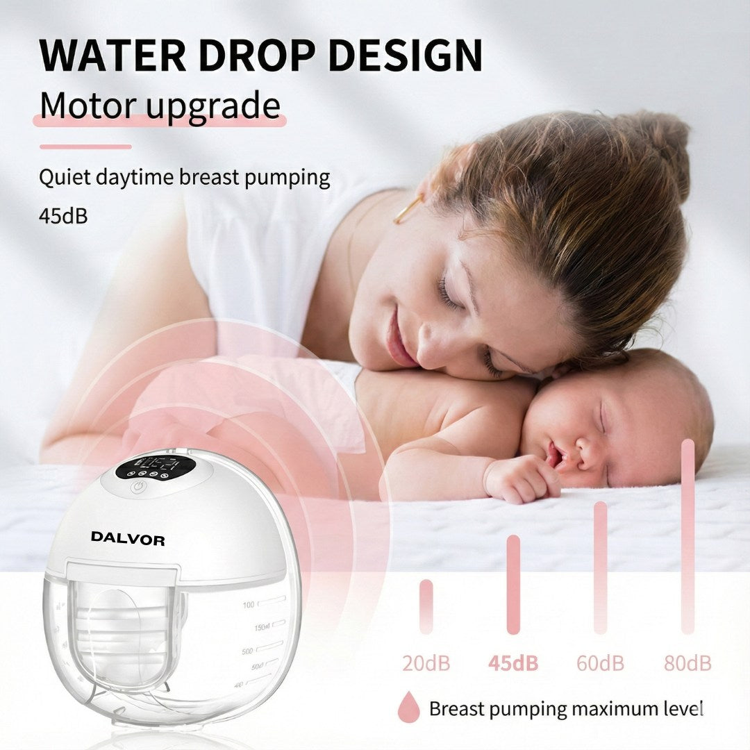 Dalvor Hands-Free Breast Pump Comfort & Full App Control