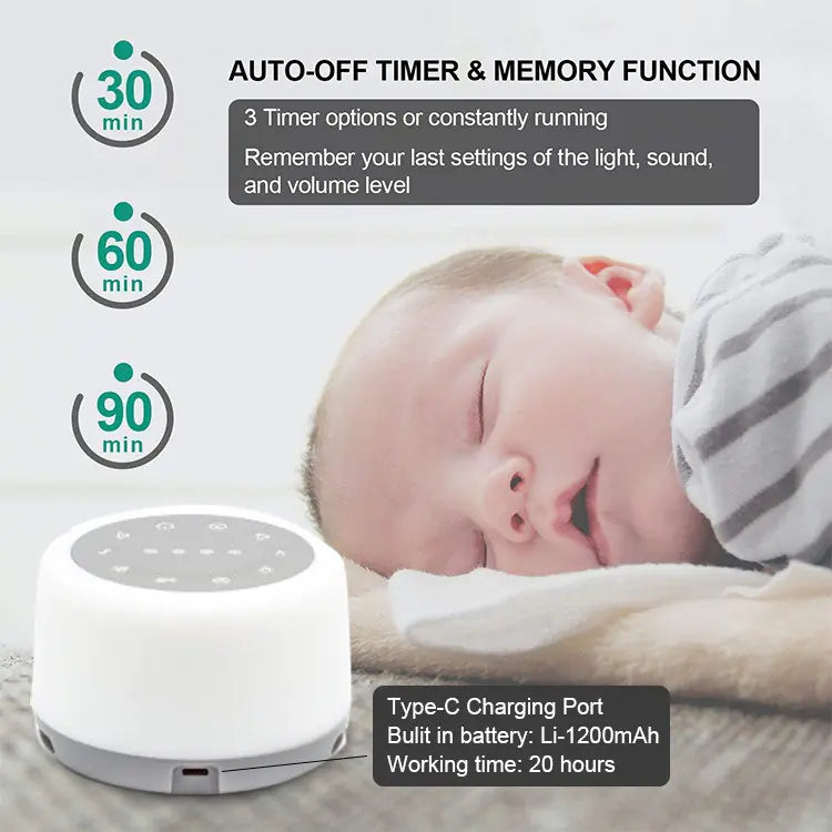 Sleep Light & White Noise Device
